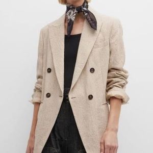 80s Escada linen blazer (Size 36)